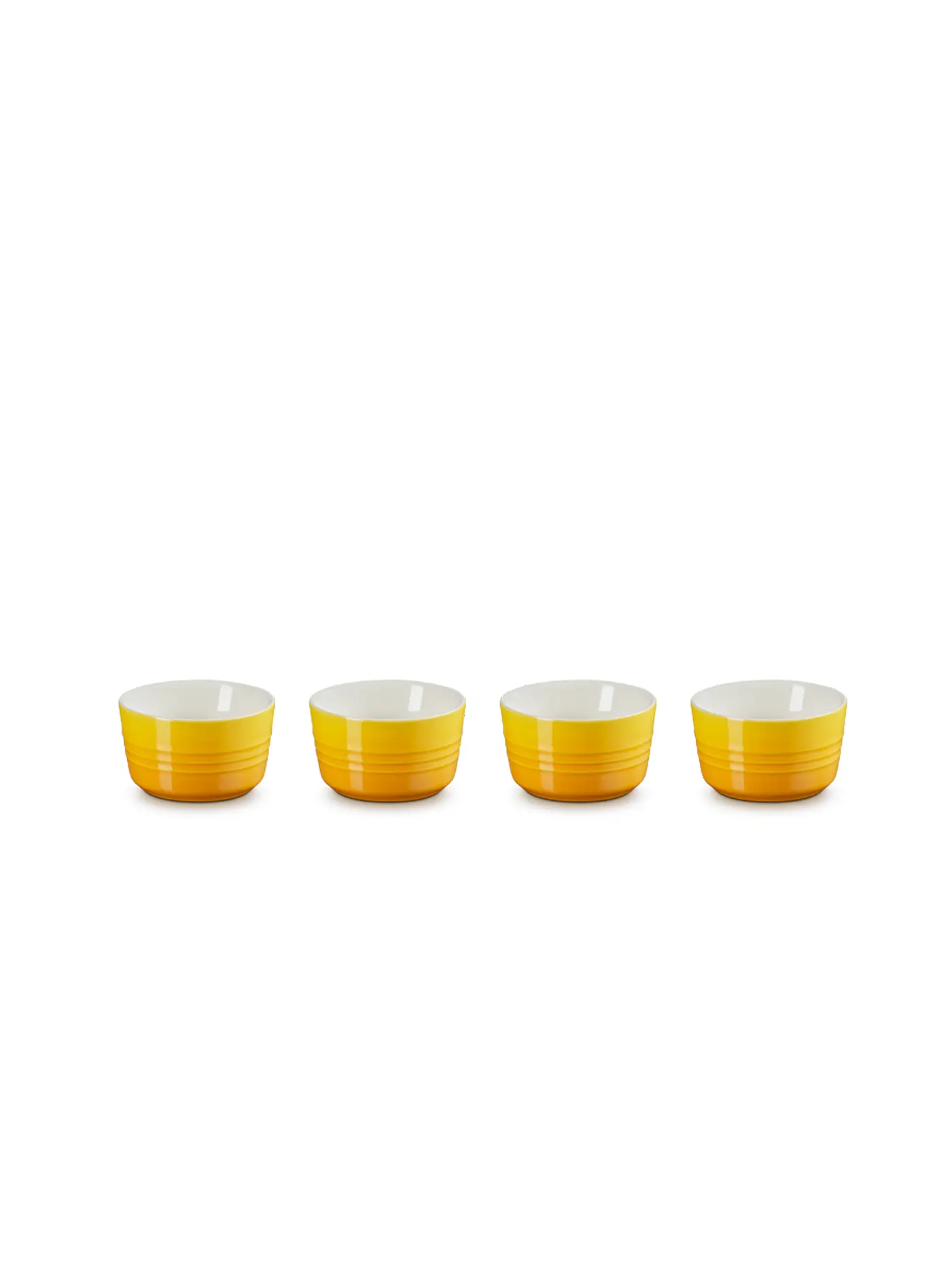 LE CREUSET | Mini Förmchen aus Steinzeug 4-er Set Flint | gelb